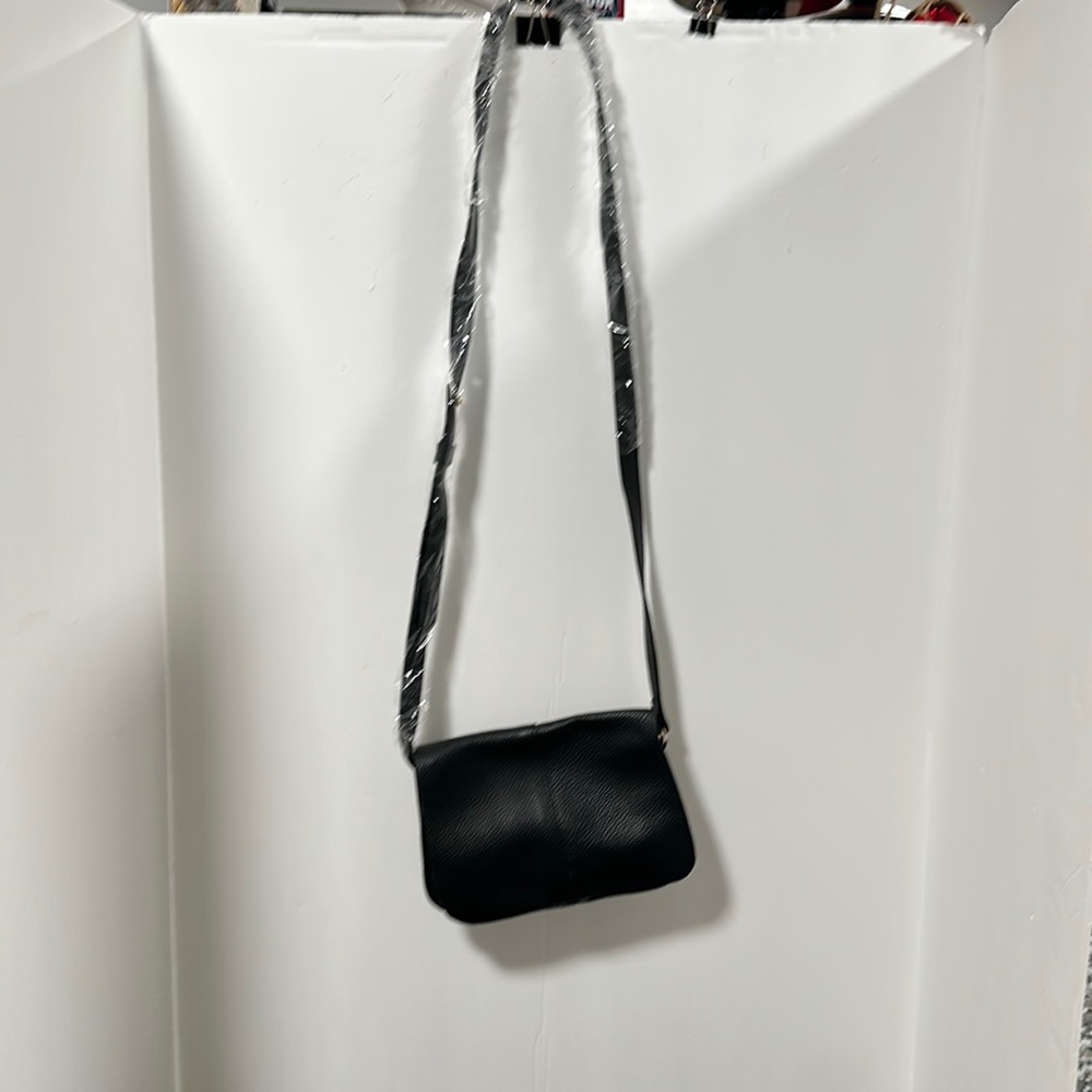 Btb Los Angeles black Leather Kelly Crossbody